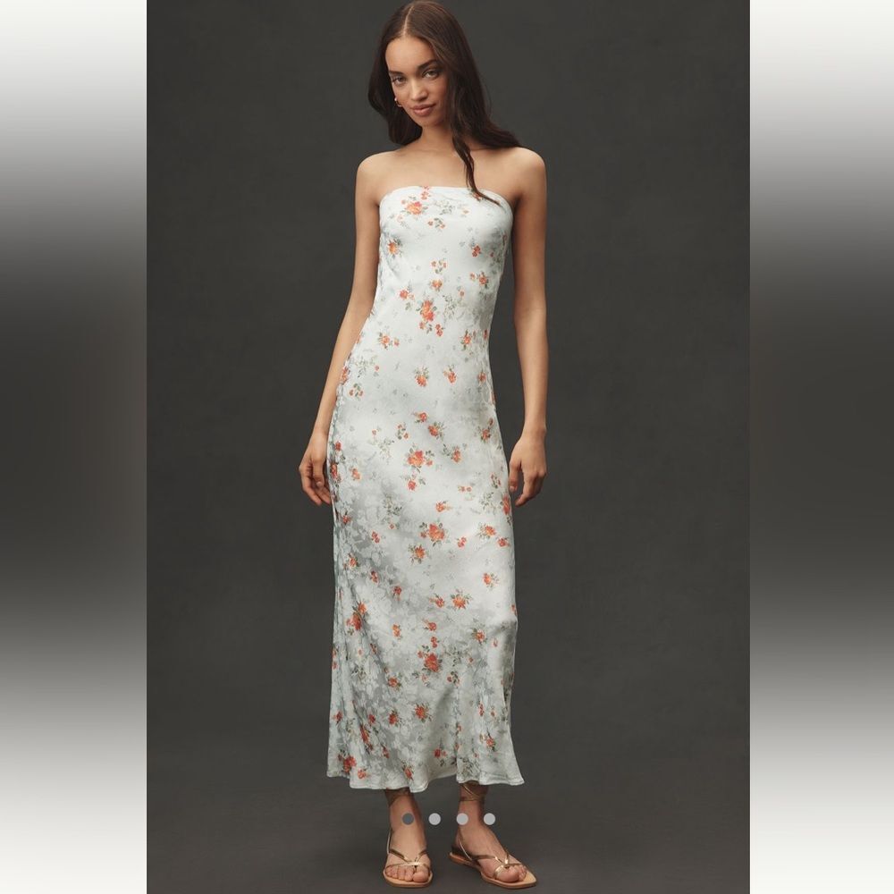 Anthropologie The Tilda Slip Dress: Printed Edition